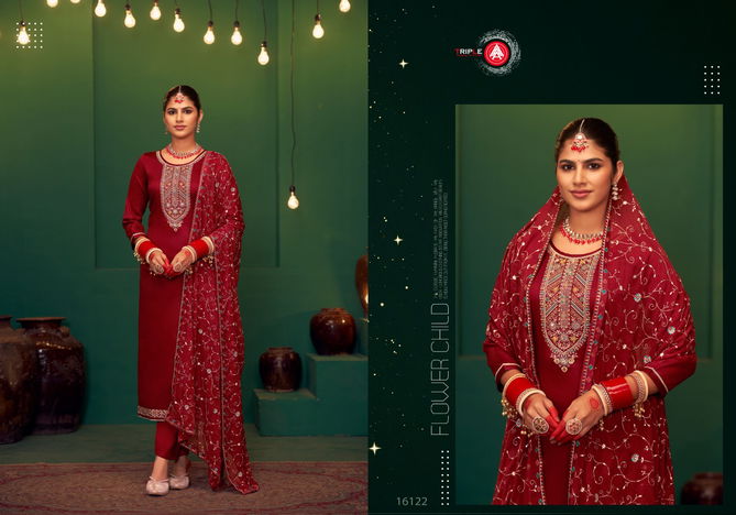 Keerat Vol 9 By Triple Aaa Jam Silk Cotton Dress Material Wholesale Shop In Surat